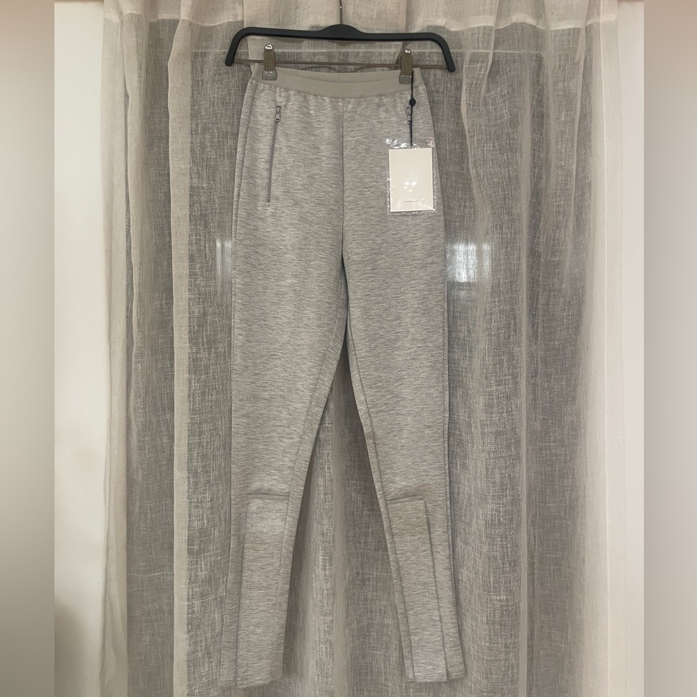 NWT RARE Wardrobe.NYC Grey Hailey Beiber Front Slit Leggings - Picture 3 of 9